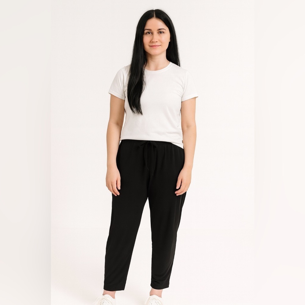 Lane Bryant Classic Black Straight Leg Pants